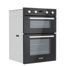 SEALEY DH278 72cm Built-Under Double Oven, 74L Capacity, Energy Rating A - Black