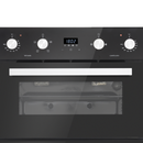 SEALEY DH279 90cm Built-In Double Oven, 88L Capacity, Energy Rating A - Black