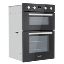SEALEY DH279 90cm Built-In Double Oven, 88L Capacity, Energy Rating A - Black