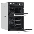 SEALEY DH279 90cm Built-In Double Oven, 88L Capacity, Energy Rating A - Black