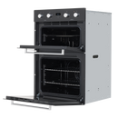 SEALEY DH279 90cm Built-In Double Oven, 88L Capacity, Energy Rating A - Black