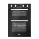 SEALEY DH279 90cm Built-In Double Oven, 88L Capacity, Energy Rating A - Black
