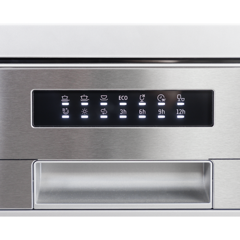 SEALEY DH280 Baridi Regular Sized Freestanding Dishwasher 60cm Wide 13 Place Settings - Silver