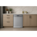 SEALEY DH280 Baridi Regular Sized Freestanding Dishwasher 60cm Wide 13 Place Settings - Silver