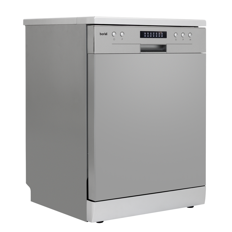 SEALEY DH280 Baridi Regular Sized Freestanding Dishwasher 60cm Wide 13 Place Settings - Silver