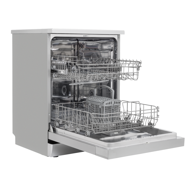 SEALEY DH280 Baridi Regular Sized Freestanding Dishwasher 60cm Wide 13 Place Settings - Silver