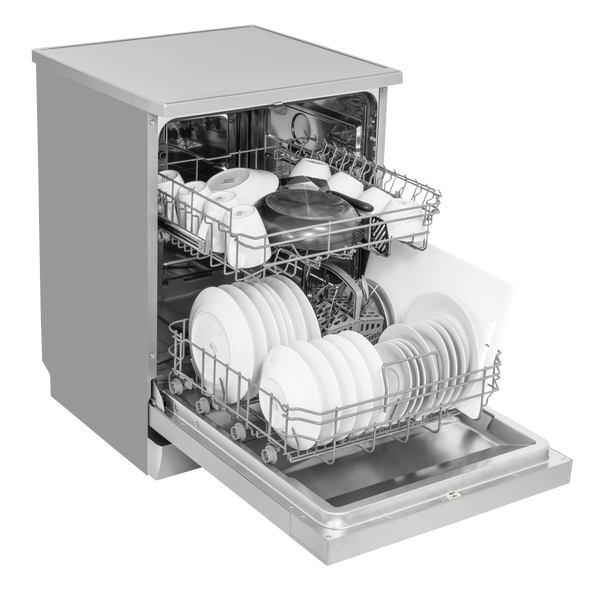 SEALEY DH280 Baridi Regular Sized Freestanding Dishwasher 60cm Wide 13 Place Settings - Silver