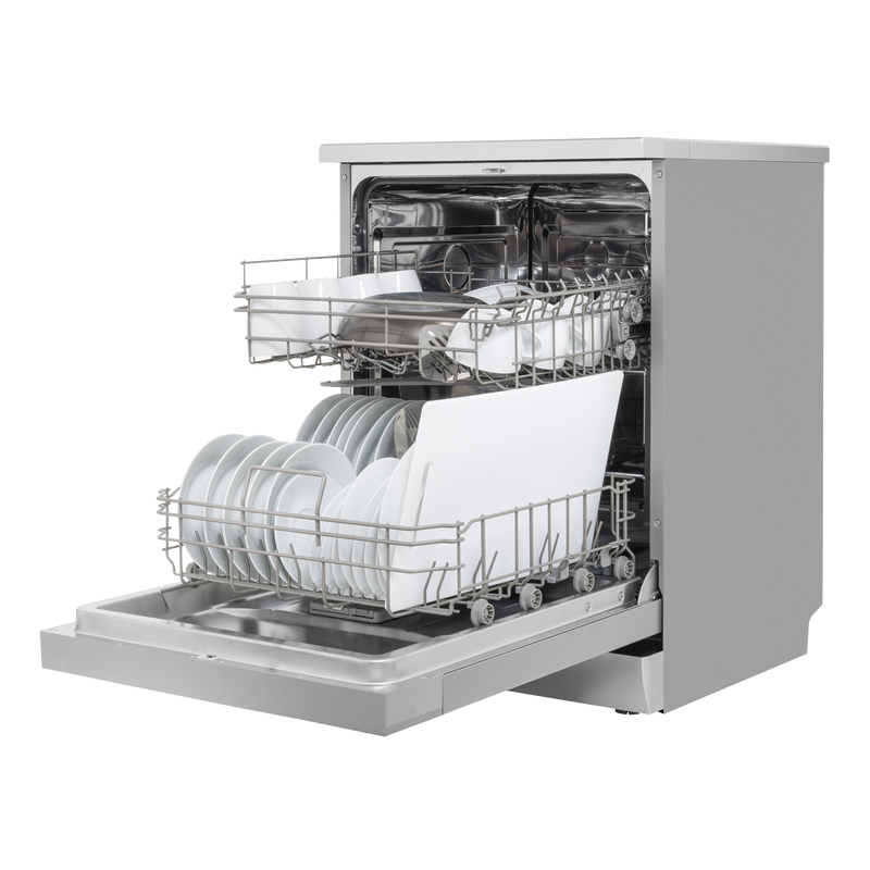 SEALEY DH280 Baridi Regular Sized Freestanding Dishwasher 60cm Wide 13 Place Settings - Silver
