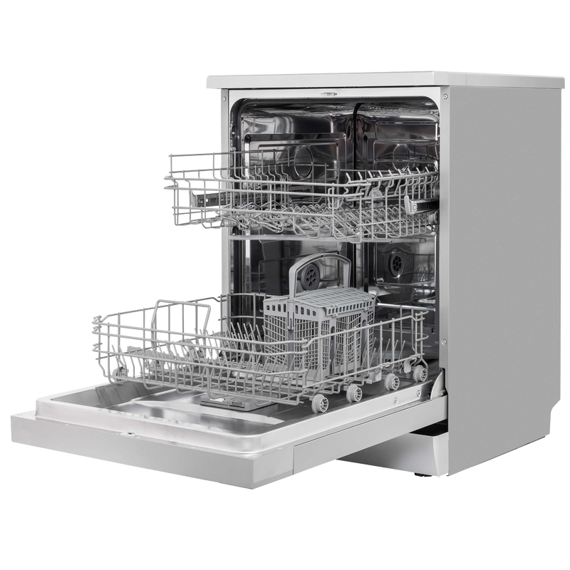 SEALEY DH280 Baridi Regular Sized Freestanding Dishwasher 60cm Wide 13 Place Settings - Silver