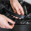 SEALEY DH281 Sensor Bin 50L - Black/Stainless Steel