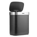 SEALEY DH281 Sensor Bin 50L - Black/Stainless Steel