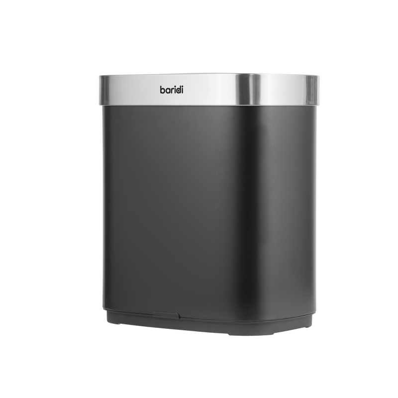 SEALEY DH281 Sensor Bin 50L - Black/Stainless Steel