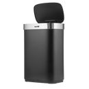 SEALEY DH282 Sensor Bin 65L - Black/Stainless Steel