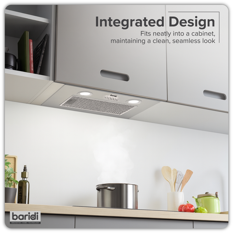 SEALEY DH284 Baridi Cooker Hood with 5 Layer Filter 52cm - Stainless Steel