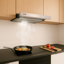 SEALEY DH286 Baridi Telescopic Cooker Hood with Aluminium Filters 60cm - Stainless Steel