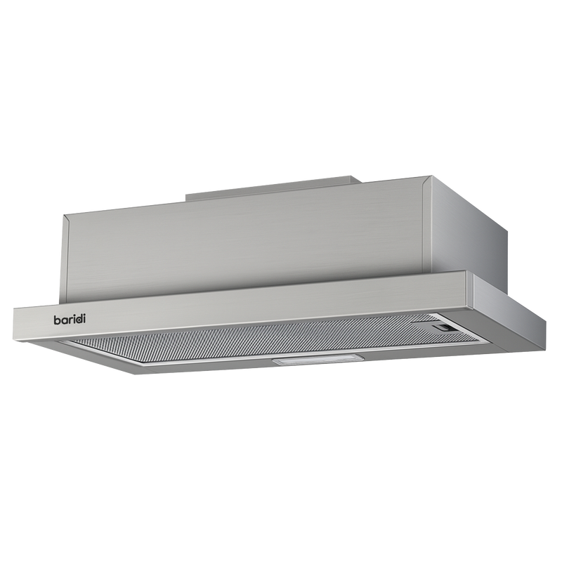 SEALEY DH286 Baridi Telescopic Cooker Hood with Aluminium Filters 60cm - Stainless Steel