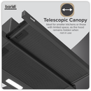 SEALEY DH287 Baridi Telescopic Cooker Hood with Aluminium Filters 60cm - Black