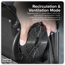 SEALEY DH287 Baridi Telescopic Cooker Hood with Aluminium Filters 60cm - Black