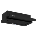 SEALEY DH287 Baridi Telescopic Cooker Hood with Aluminium Filters 60cm - Black