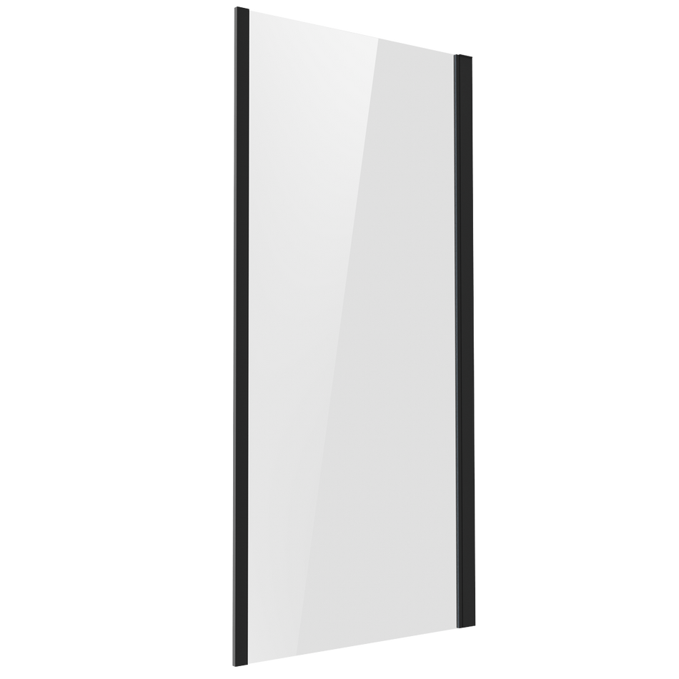 Sealey DH297 Side Panel for Sliding Shower Doors, 6mm Tempered Glass - Black