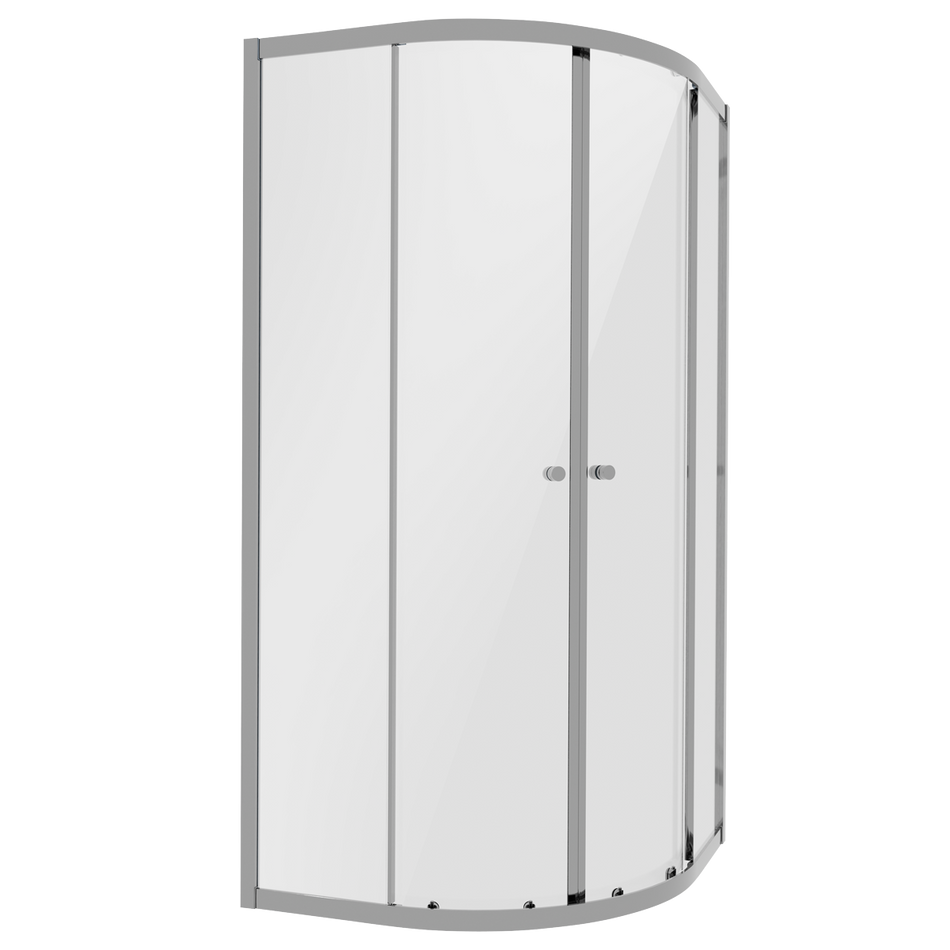 Sealey DH301 Quadrant Shower Entry Enclosure 800 x 800 x 1850mm with 6mm Tempered Glass - Chrome
