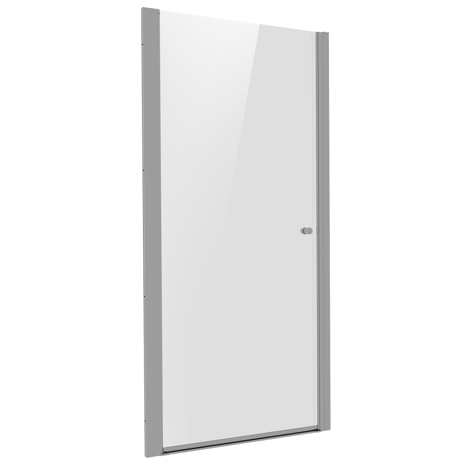 Sealey DH303 Pivot Shower Door 800 x 1850mm, 6mm Tempered Glass, Reversible - Chrome