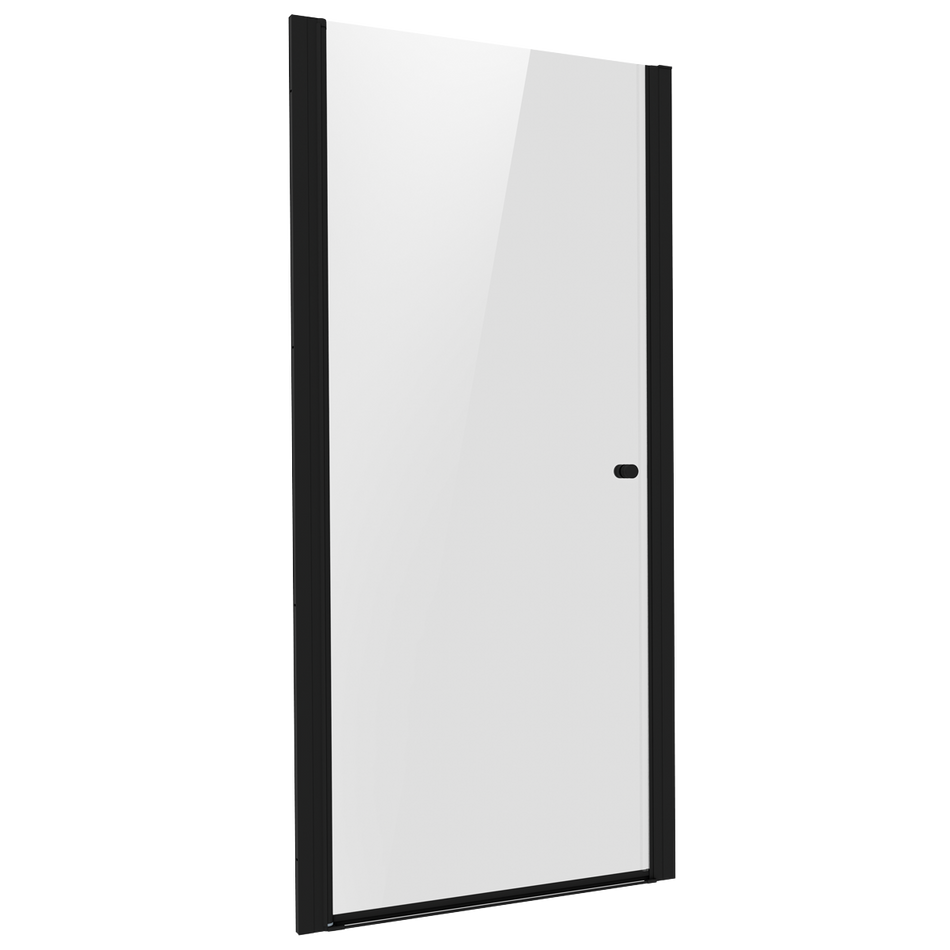 Sealey DH304 Pivot Shower Door 800 x 1850mm, 6mm Tempered Glass, Reversible - Black