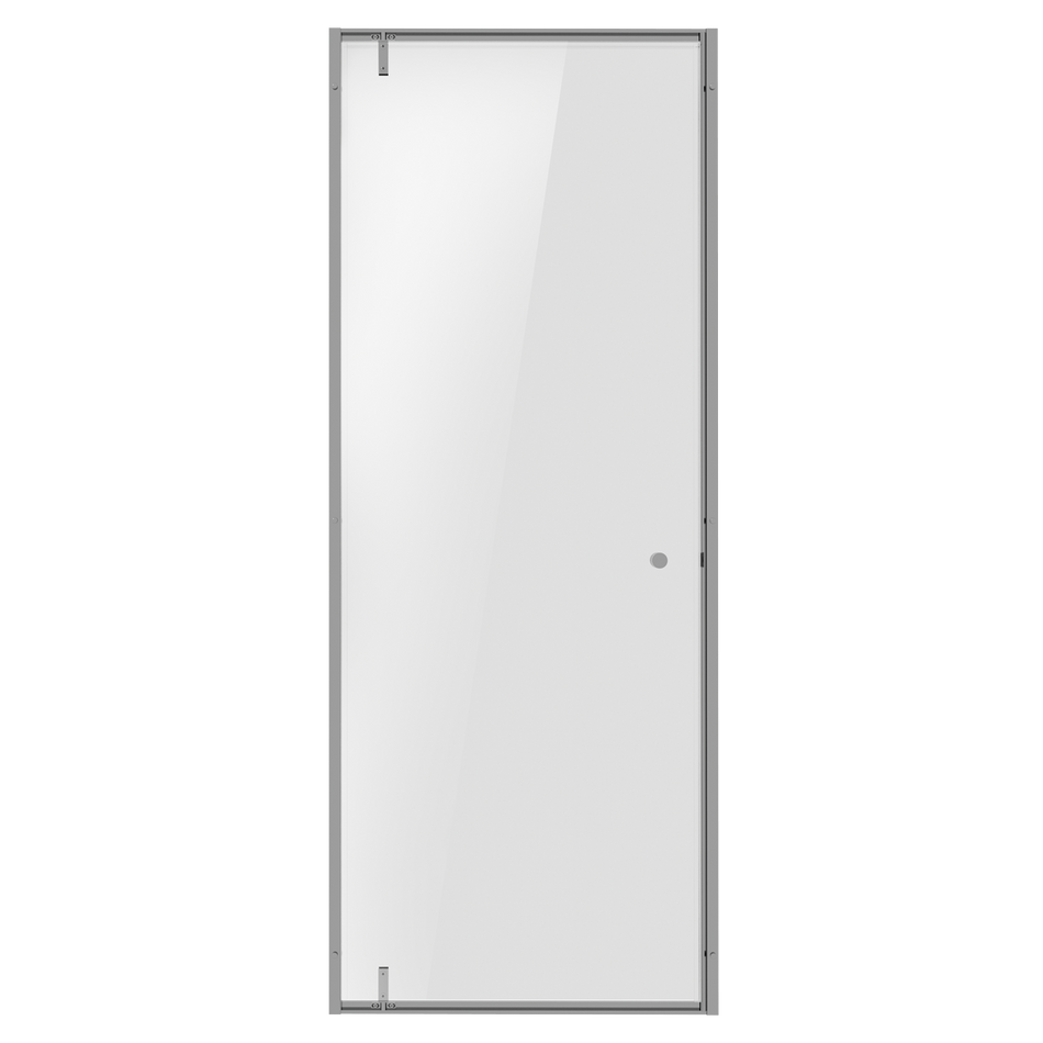 Sealey DH306 Hinged Shower Door 800 x 1850mm, 6mm Tempered Glass, Reversible - Chrome