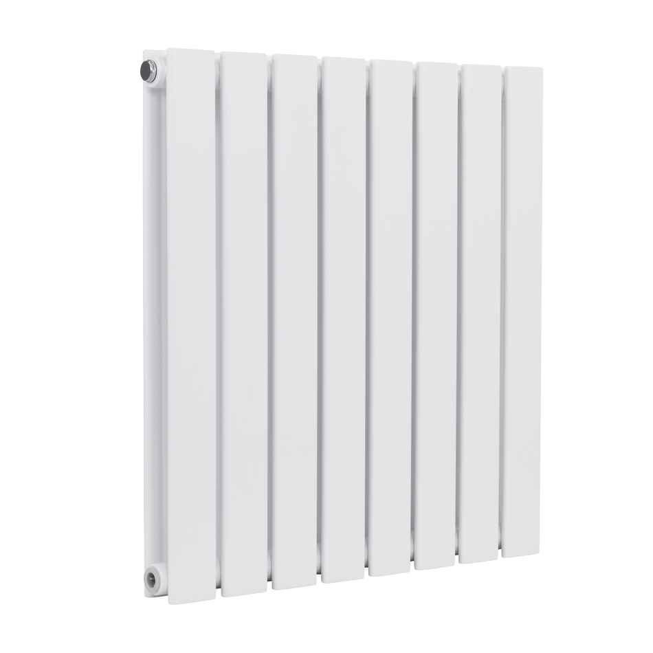 Baridi DH349 Horizontal Radiator Contemporary Double Flat Panel Design 600 x 560mm – White