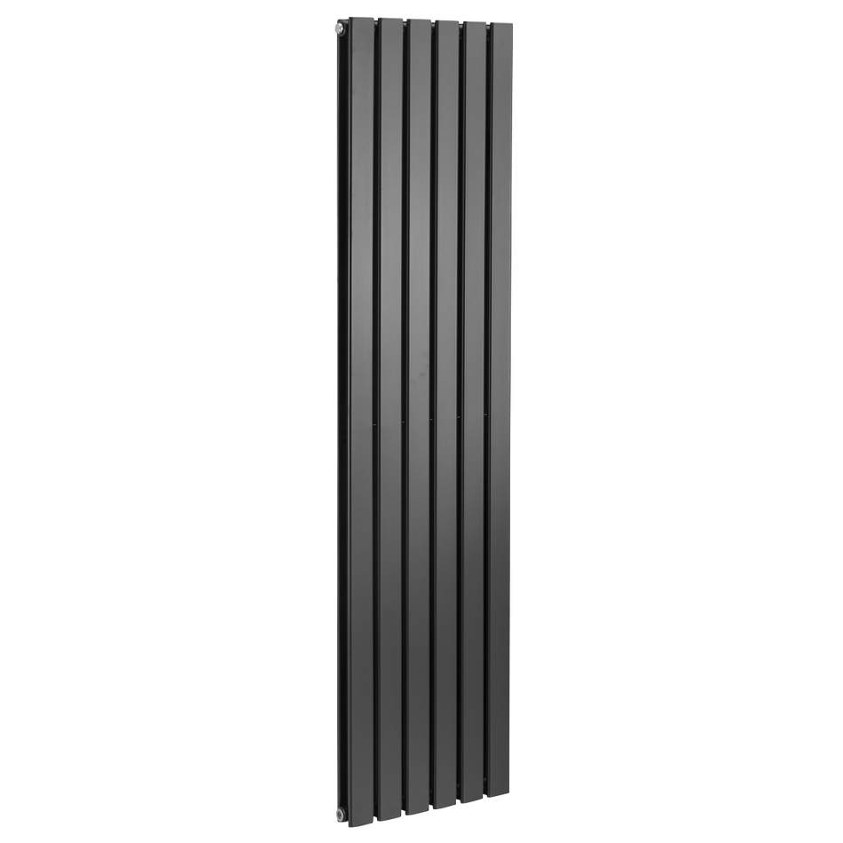 Baridi DH354 Vertical Radiator Contemporary Double Flat Panel Design 420 x 1800mm – Black