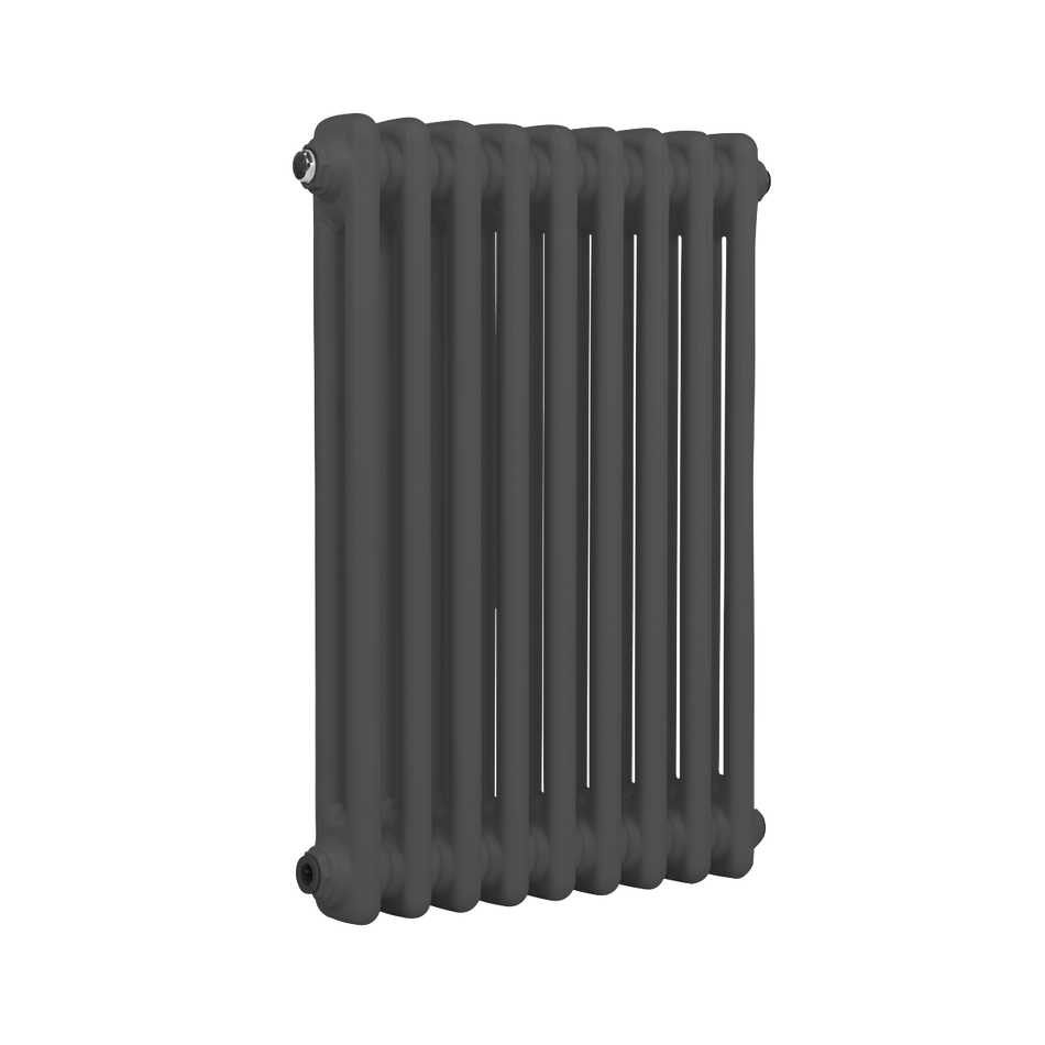 Baridi DH356 Horizontal Traditional 2 Column Radiator 600 x 427mm – Anthracite