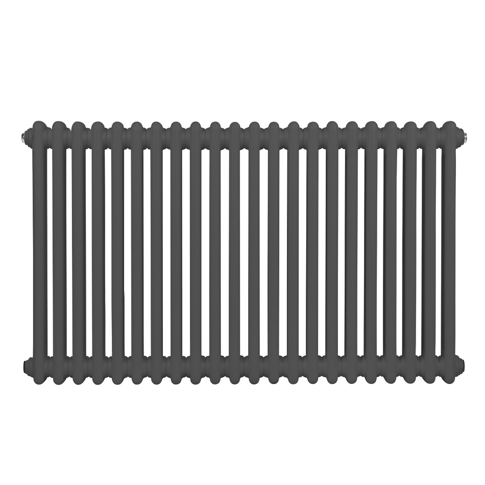 Baridi DH359 Horizontal Traditional 2 Column Radiator 600 x 1012mm – Anthracite