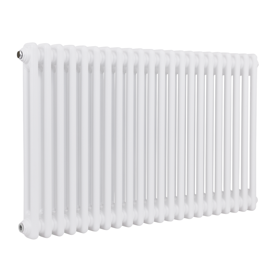 Baridi DH369 Horizontal Traditional 2 Column Radiator 600 x 1012mm – White