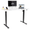 Dellonda DH36  Single Motor Ultra-Quiet Adjustable-Height Electric Sit/Stand Desk - White Desktop