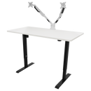 Dellonda DH36  Single Motor Ultra-Quiet Adjustable-Height Electric Sit/Stand Desk - White Desktop