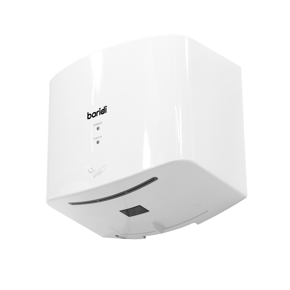 Baridi DH378 High Speed Hand Dryer with Auto Sensor 1400-1650W - White