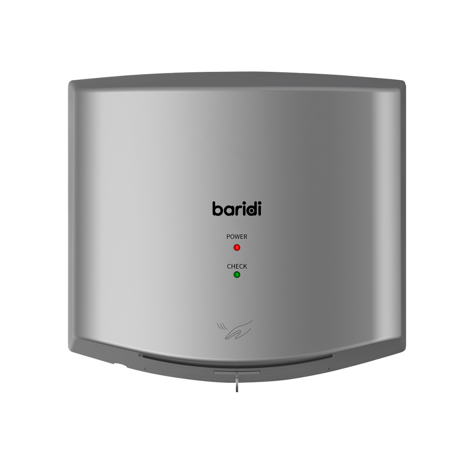 Baridi DH379 High Speed Hand Dryer with Auto-Sensor 1400-1650W - Silver