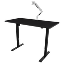 Dellonda DH38  Single Motor Ultra-Quiet Adjustable-Height Electric Sit/Stand Desk - Black Desktop