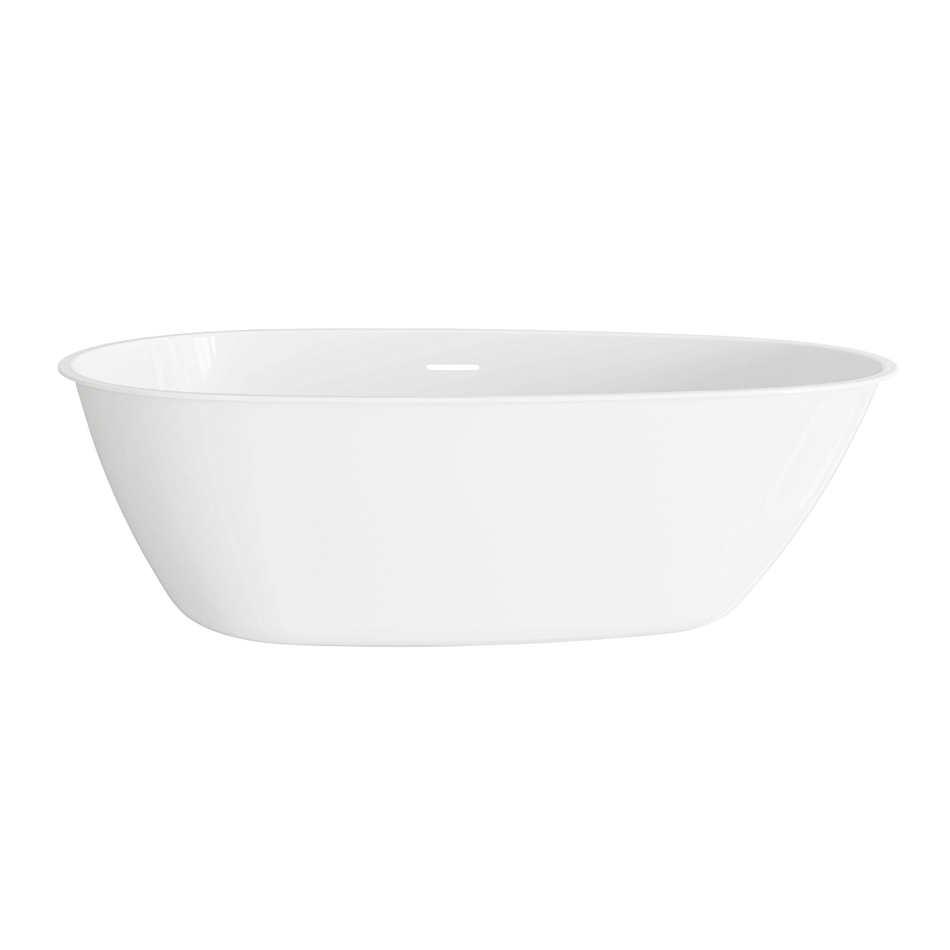 Baridi DH415 Double-Ended Slim Rim Bath with Overflow System 140cm – Gloss White