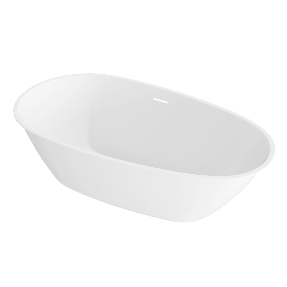 Baridi DH416 Double-Ended Slim Rim Bath with Overflow System 150cm – Gloss White