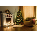 Dellonda DH46  Artificial Hinged Christmas Tree 7ft(210cm)