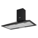 Baridi DH59  Cooker Hood, Chimney Style with Carbon Filters 90cm - Black