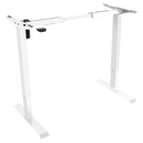 Dellonda DH64  Single Motor Ultra-Quiet Adjustable-Height Desk Frame 70kg Capacity - White