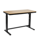Dellonda DH65  Single Motor Ultra-Quiet Electric Desk with Control Panel, USB Port & Drawer - Oak Desktop