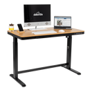 Dellonda DH65  Single Motor Ultra-Quiet Electric Desk with Control Panel, USB Port & Drawer - Oak Desktop