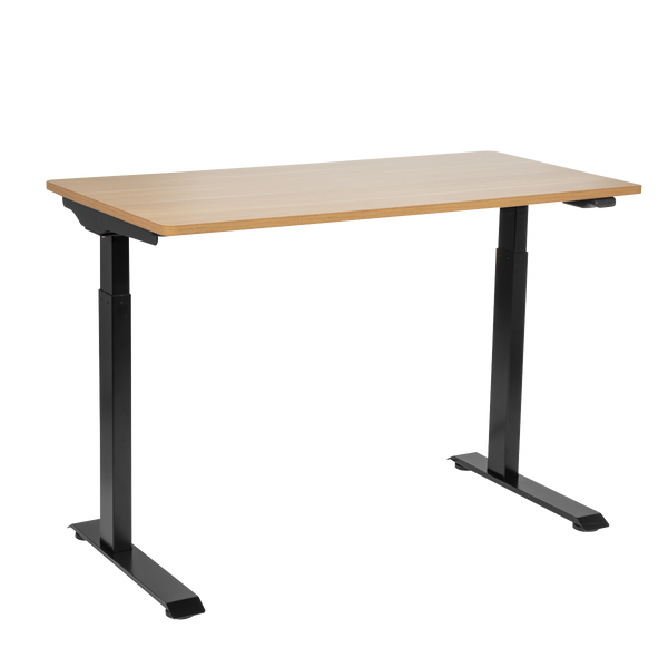 Sealey DH66 Dellonda Single Motor Ultra-Quiet Adjustable-Height Electric Sit/Stand Desk - Oak Desktop