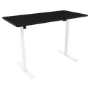 Dellonda DH69  Single Motor Ultra-Quiet Adjustable-Height Electric Sit/Stand Desk - Black Desktop