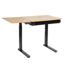 Dellonda DH71  Single Motor Ultra-Quiet Electric Adjustable Drawing Table with 40 degree Tilt, Drawer & Side Table