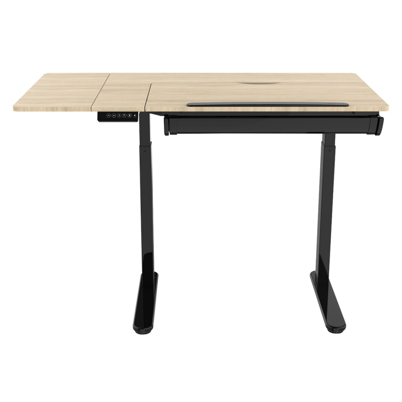 Sealey DH71 Dellonda Single Motor Ultra-Quiet Electric Adjustable Drawing Table with 40Â¡ Tilt, Drawer & Side Table