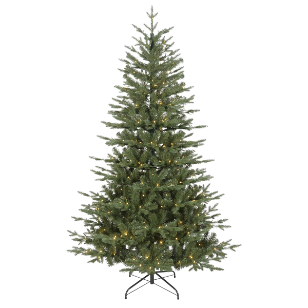 Sealey DH80 Dellonda Pre-Lit Hinged Christmas Tree with 190 Warm White LED Lights 5ft(150cm)